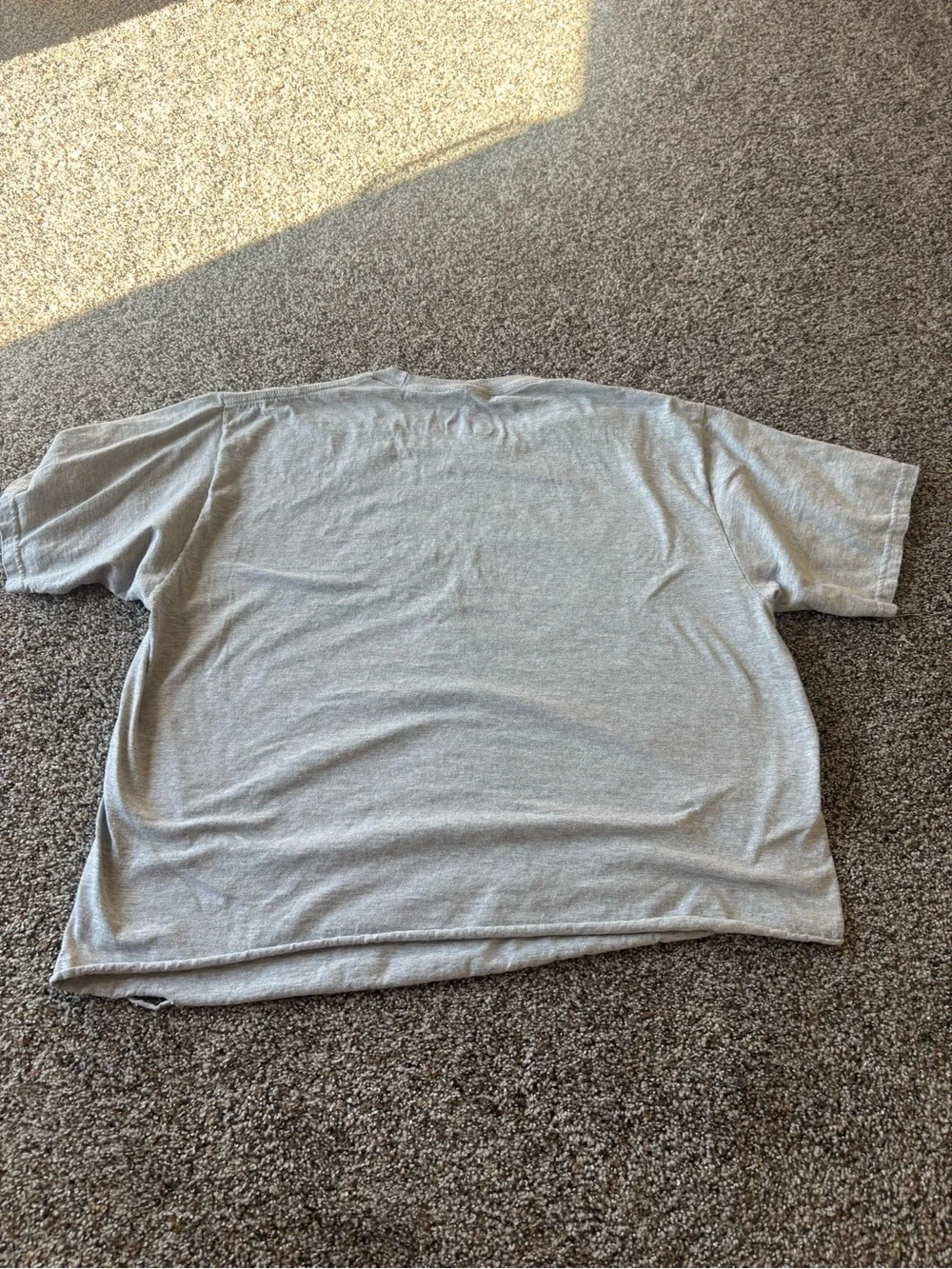 Arizona Cardinals NFL Team Apparel Gray Crop Tee - Picture 3 of 4